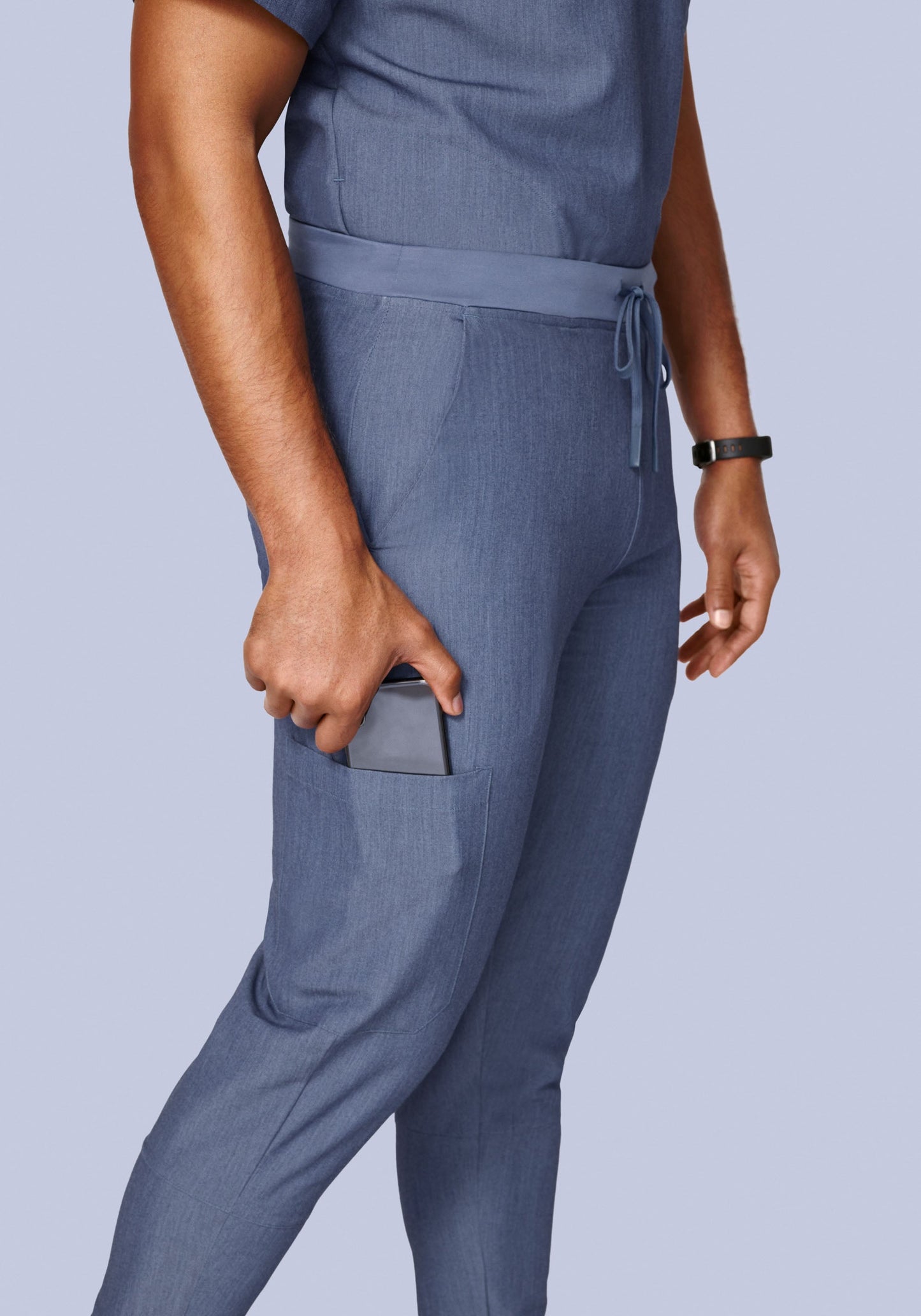 7 Pocket Joggers Heather Denim