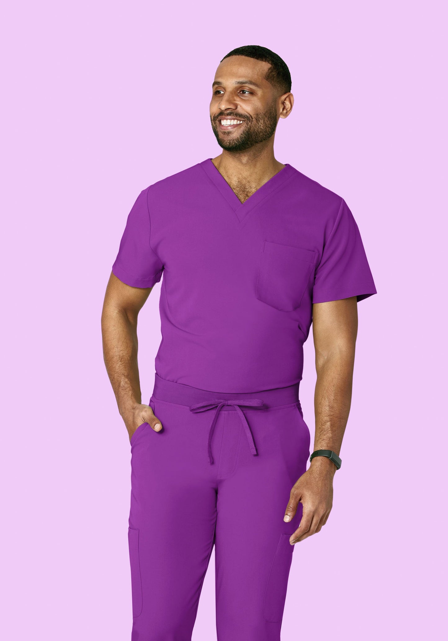 Two Pocket Top Cyber Grape