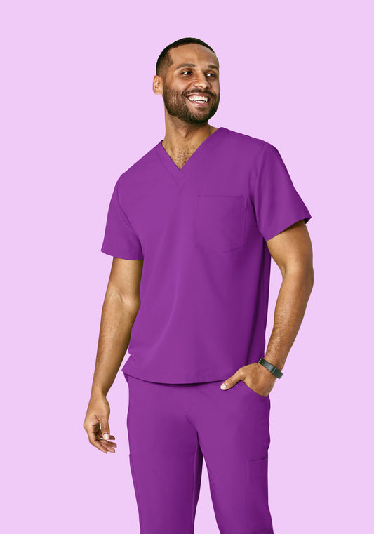 Two Pocket Top Cyber Grape