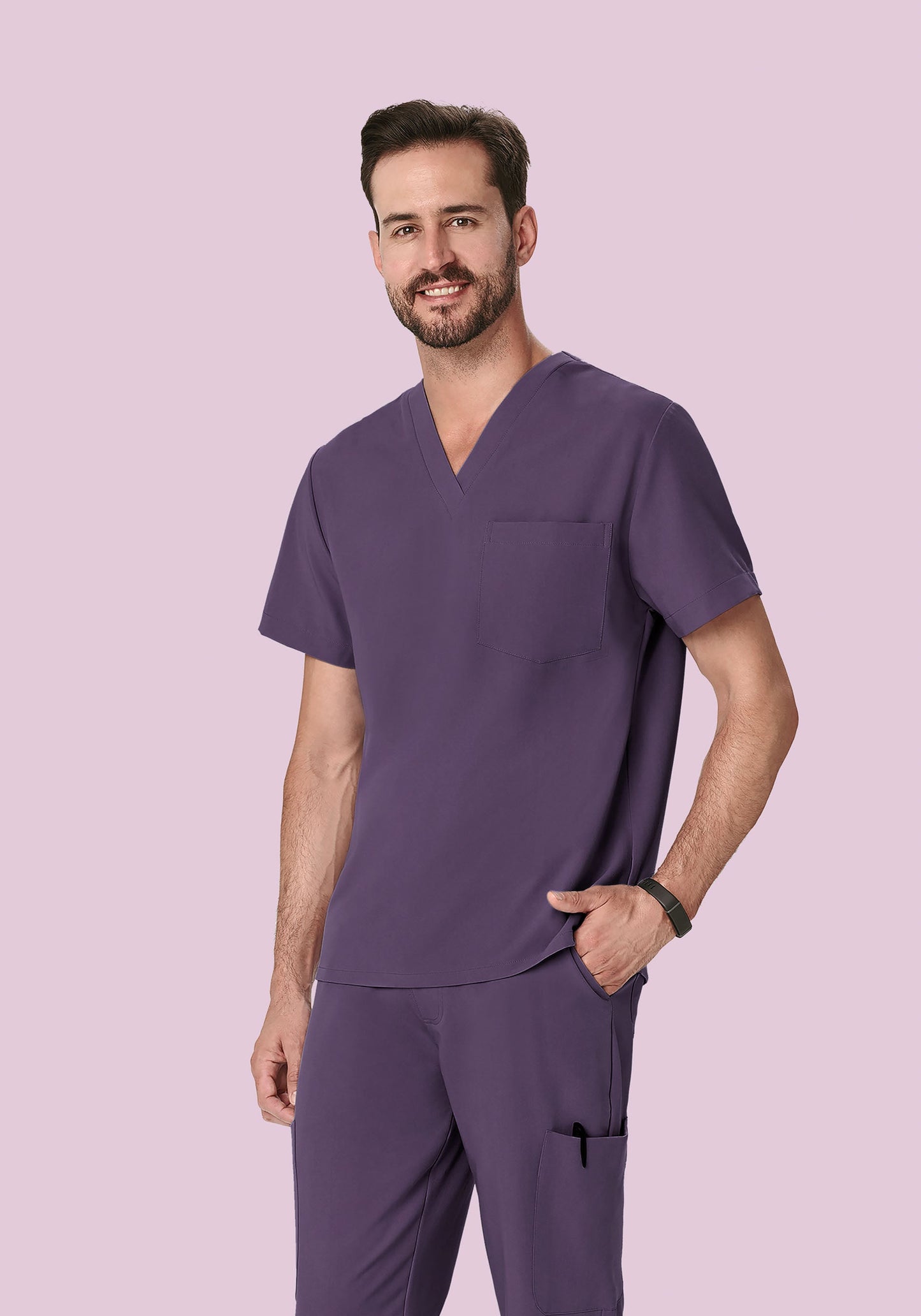 Two Pocket Top Deep Dewberry