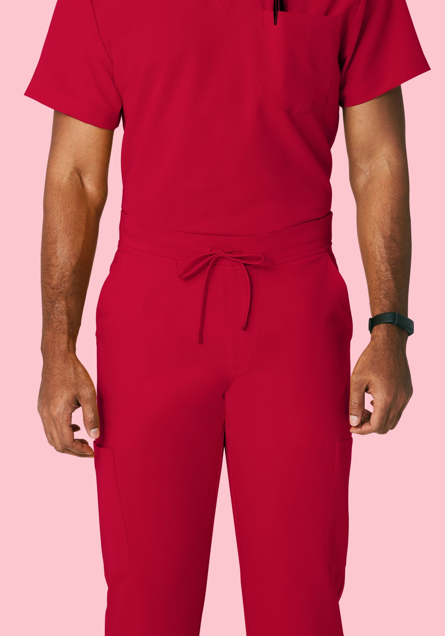 7 Pocket Cargos Crimson