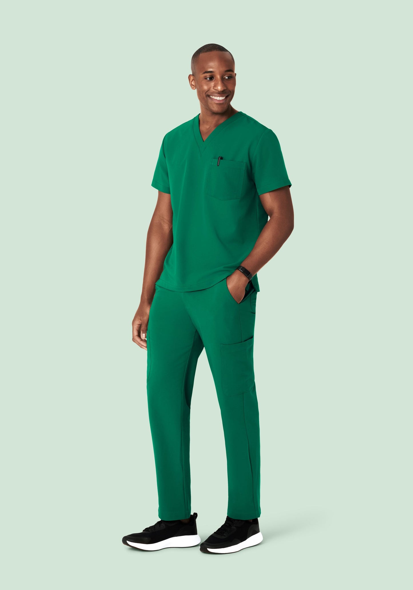 Two Pocket Top Envy Green