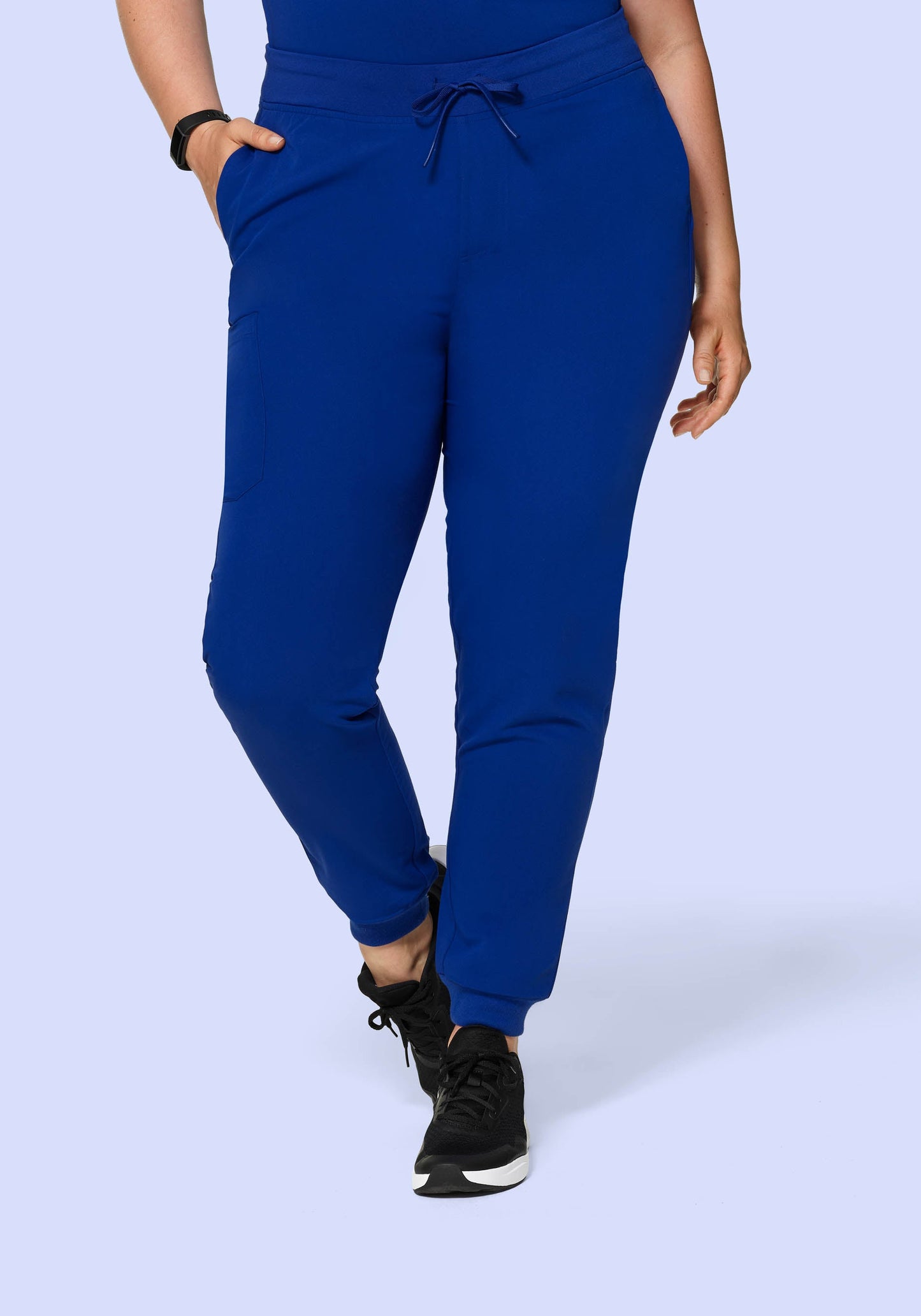 High Waisted Joggers Galaxy Blue