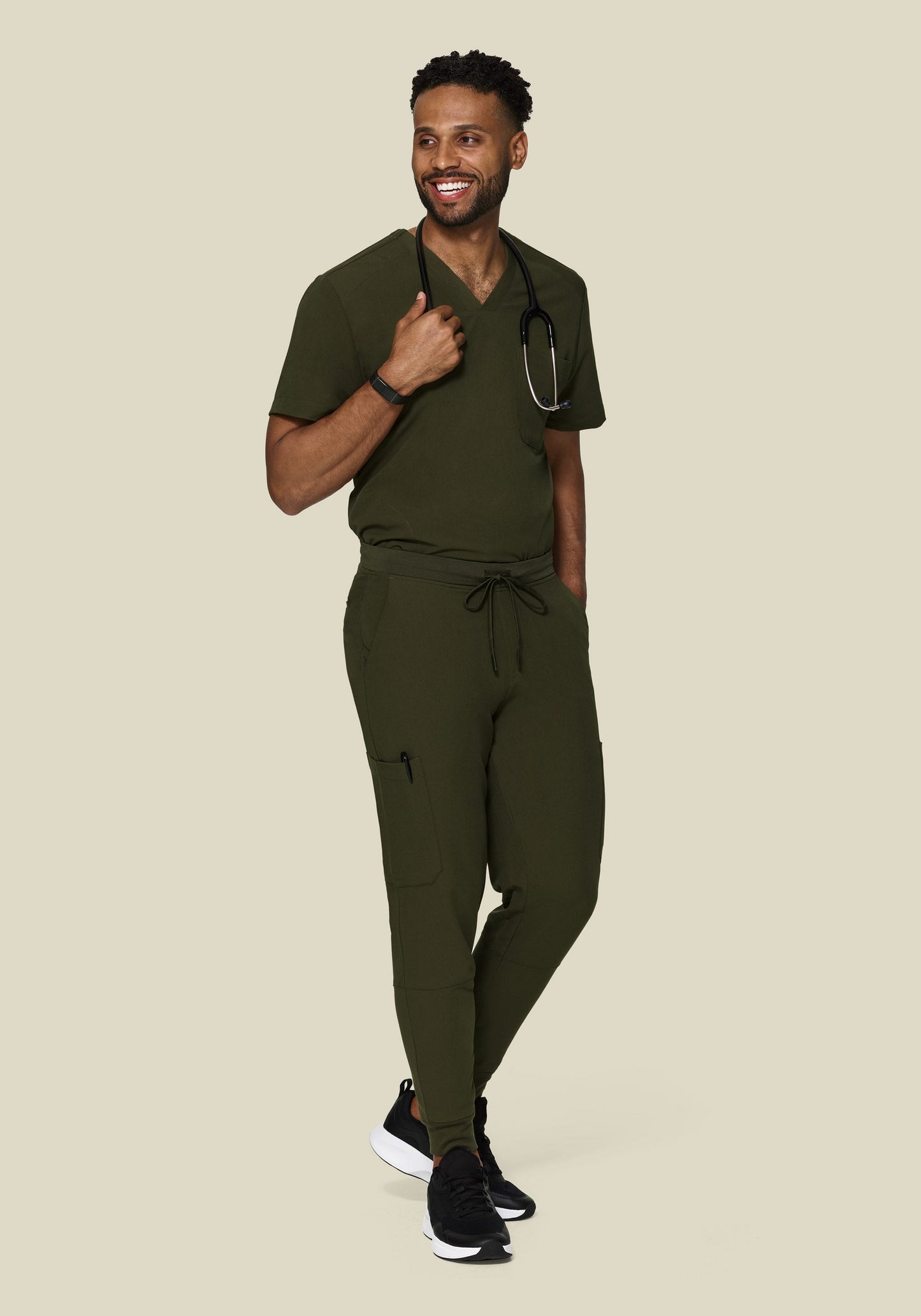 Three Pocket Top Olive