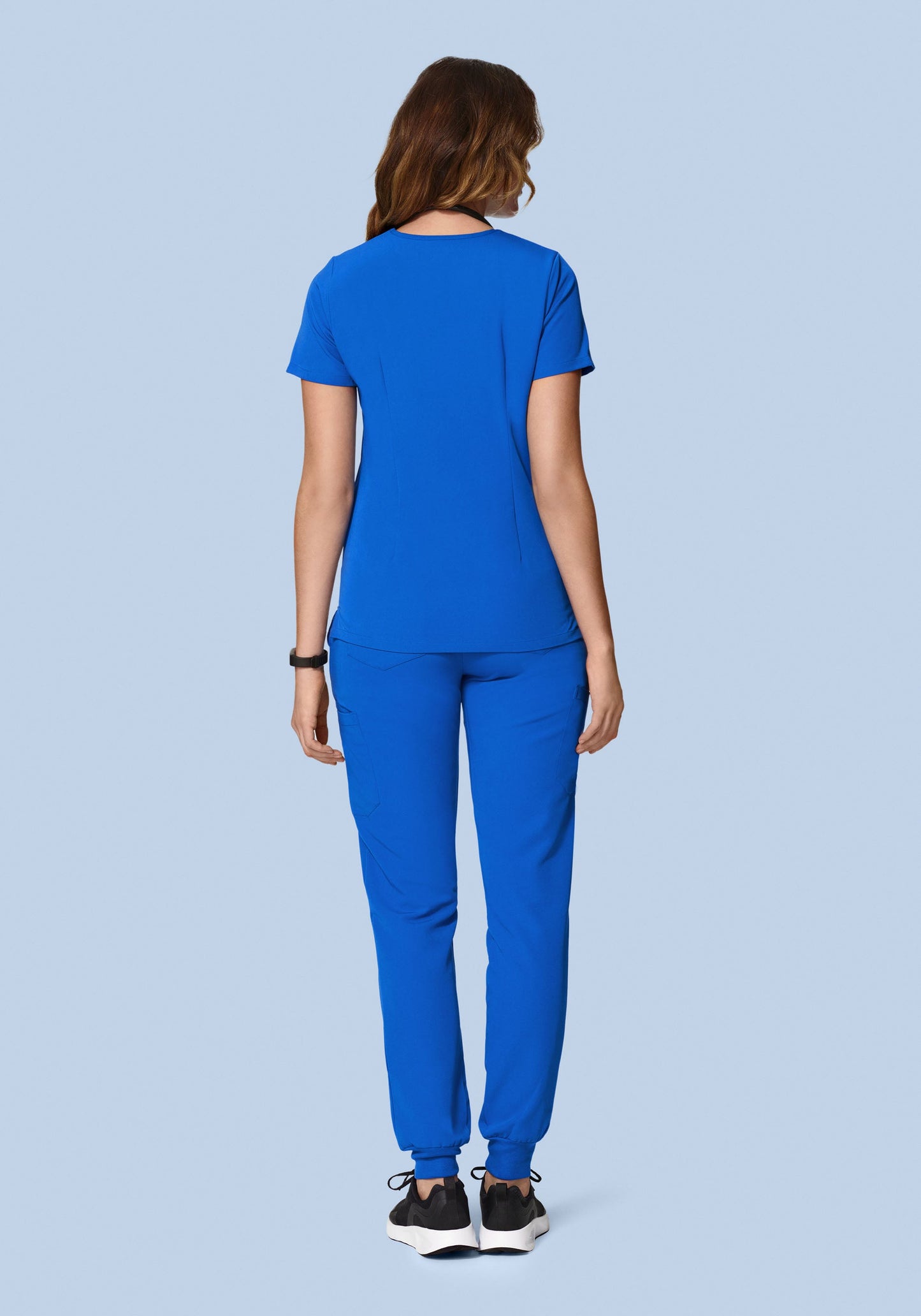 High Waisted Joggers Royal Blue