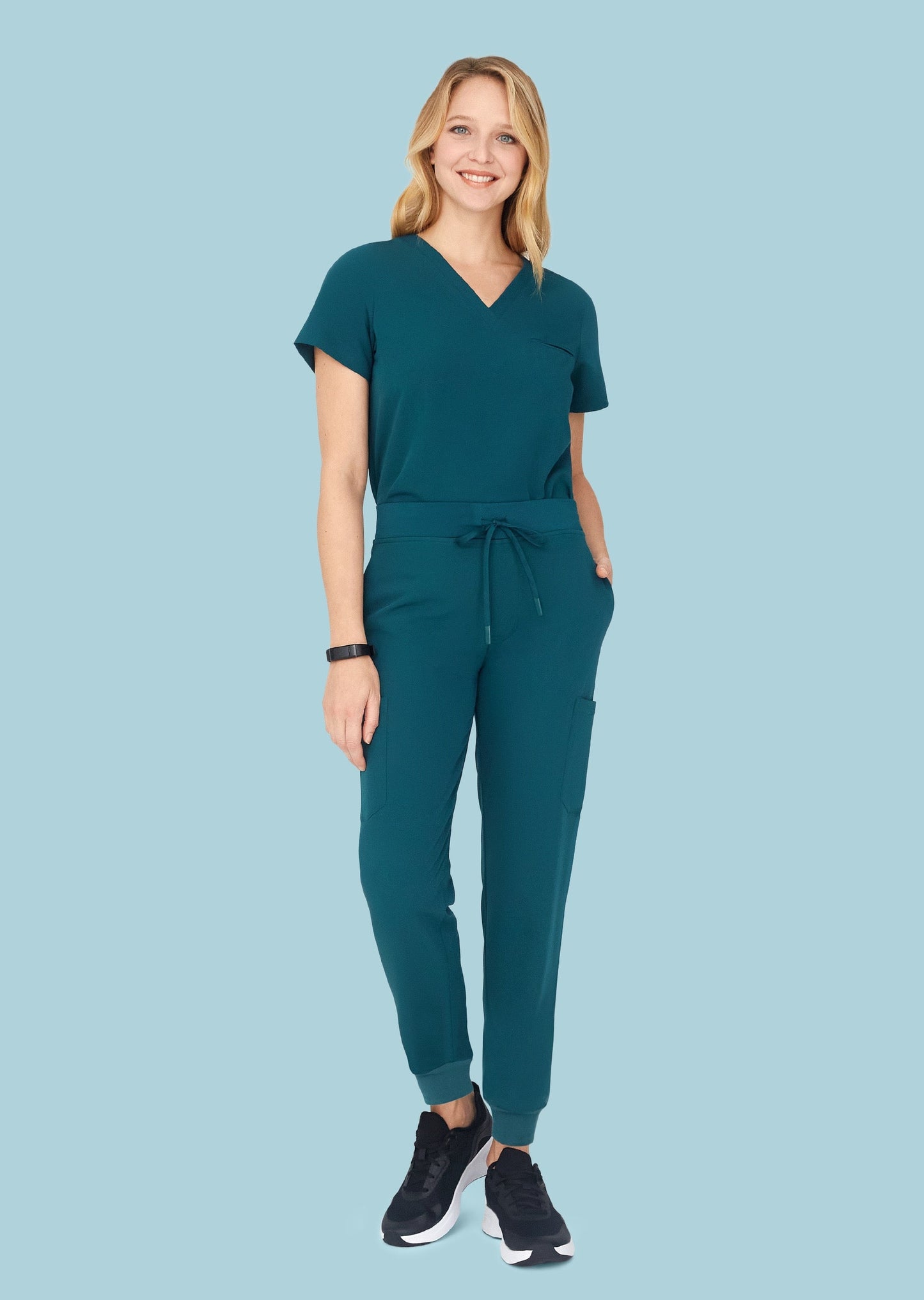One Pocket Top Caribbean Blue