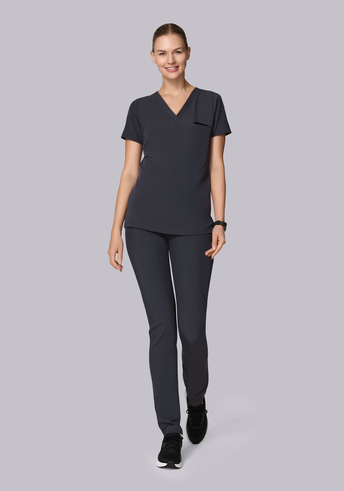 6 Pocket Slim Pants Pewter
