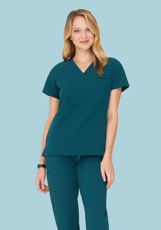 One Pocket Top Caribbean Blue