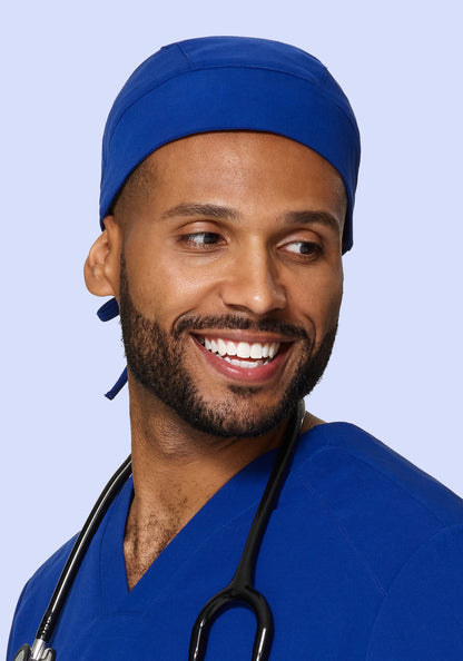 Contemporary Scrub Cap Galaxy Blue