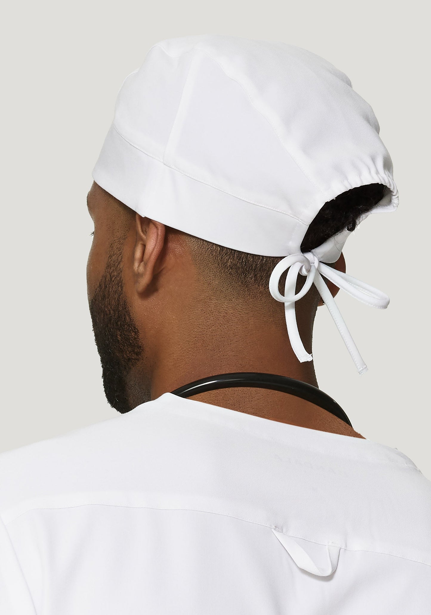Contemporary Scrub Cap White