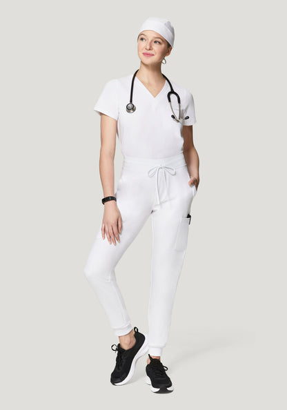 Contemporary Scrub Cap White