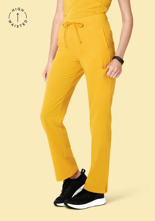 High Waisted Cargos Daffodil