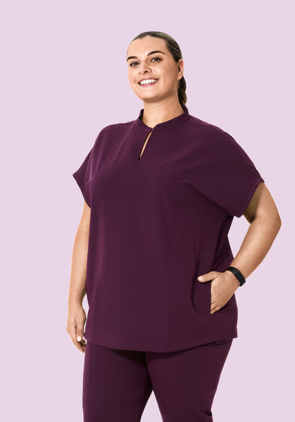 Mandarin Dolman Top Açaí