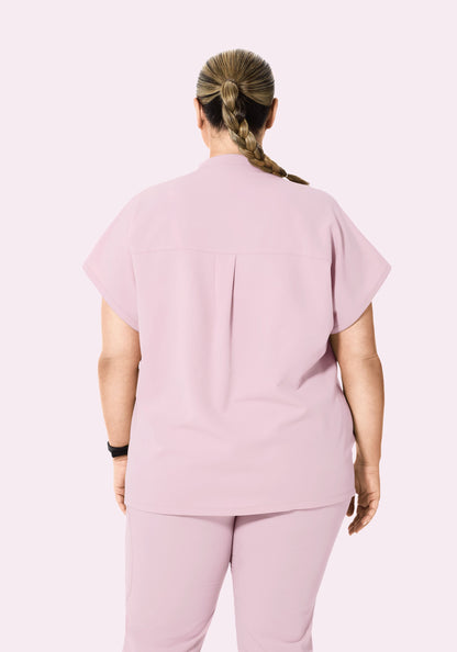 Mandarin Dolman Top Blush Blossom