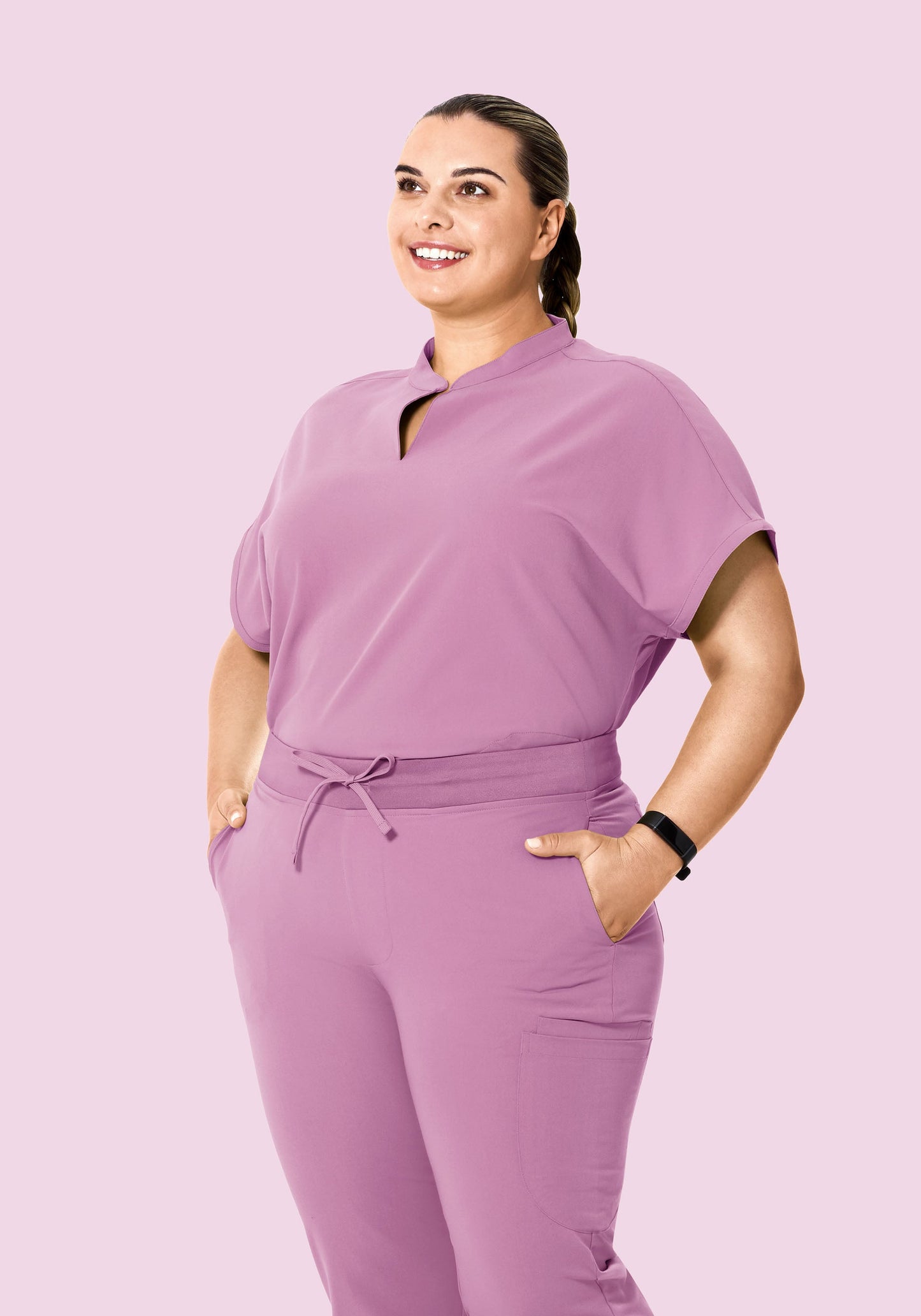 Mandarin Dolman Top Lilac