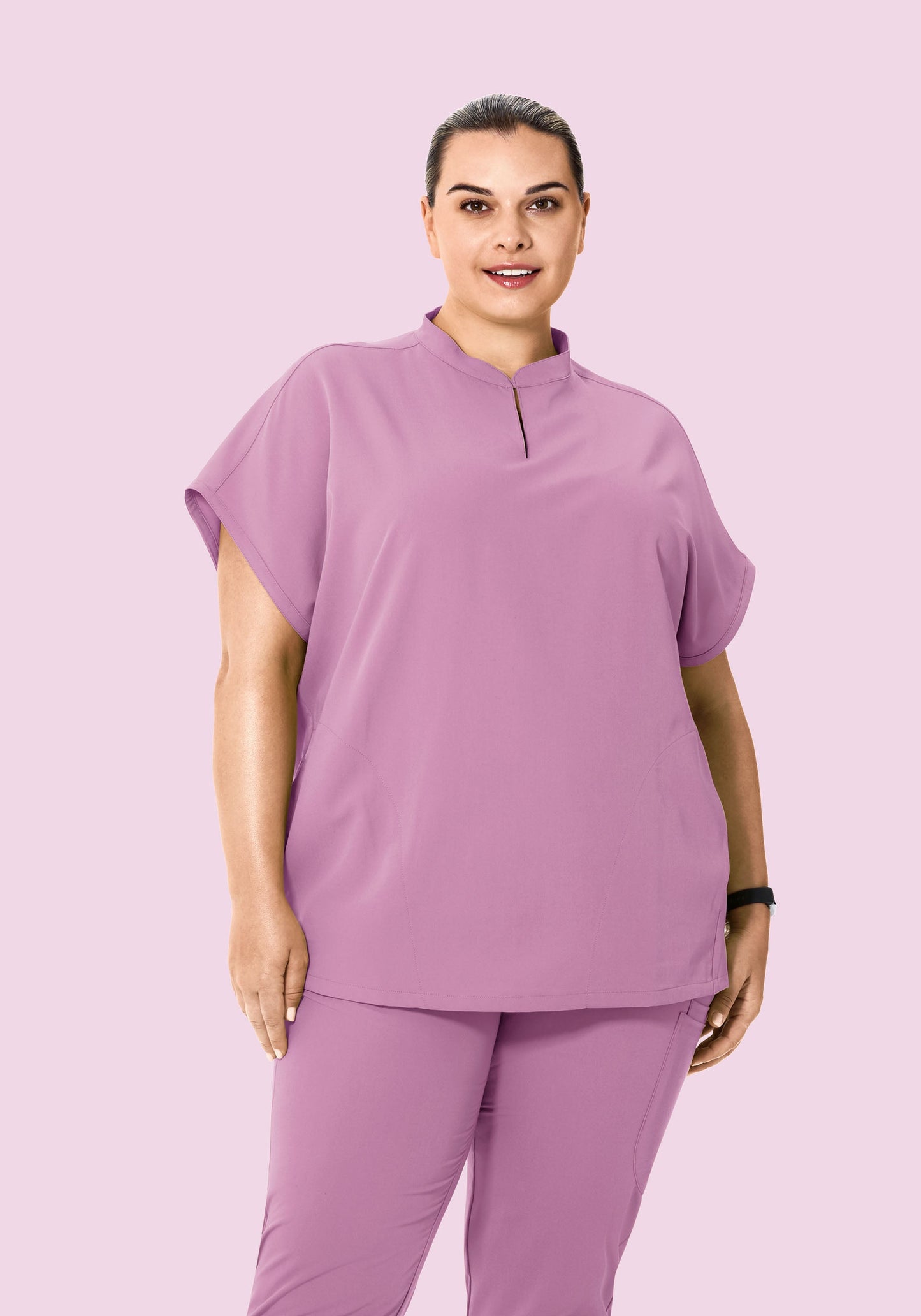 Mandarin Dolman Top Lilac