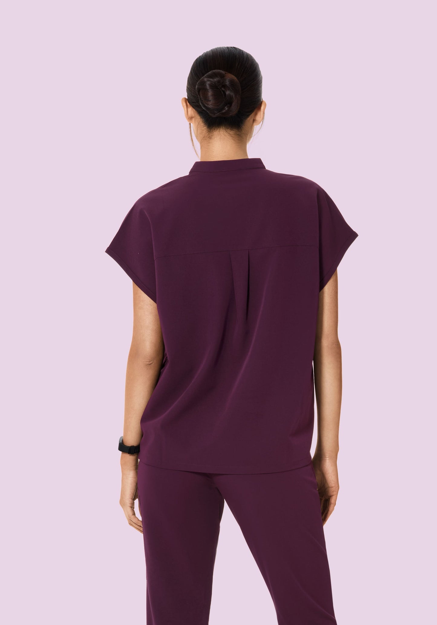Mandarin Dolman Top Açaí