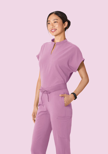 Mandarin Dolman Top Lilac
