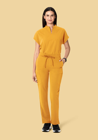 High Waisted Cargos Honey