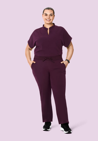 Mandarin Dolman Top Açaí