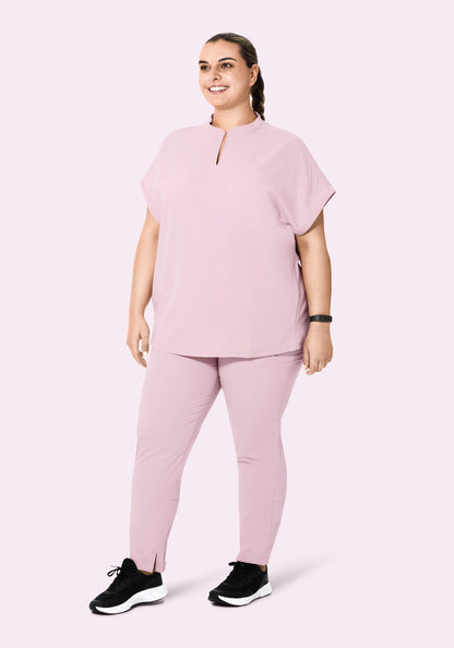 Mandarin Dolman Top Blush Blossom