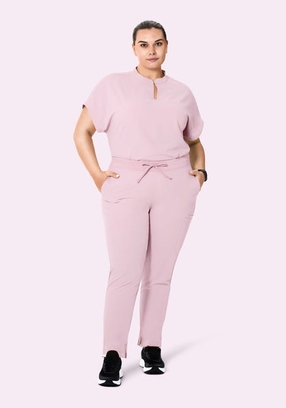 6 Pocket Slim Pants Blush Blossom