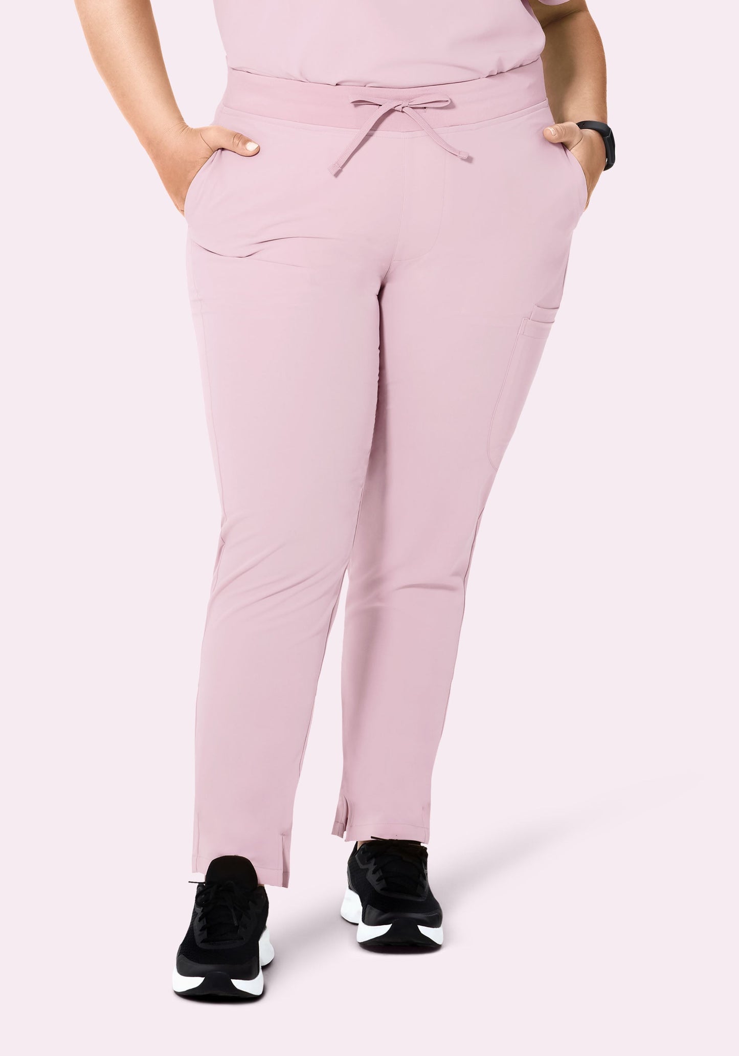 6 Pocket Slim Pants Blush Blossom