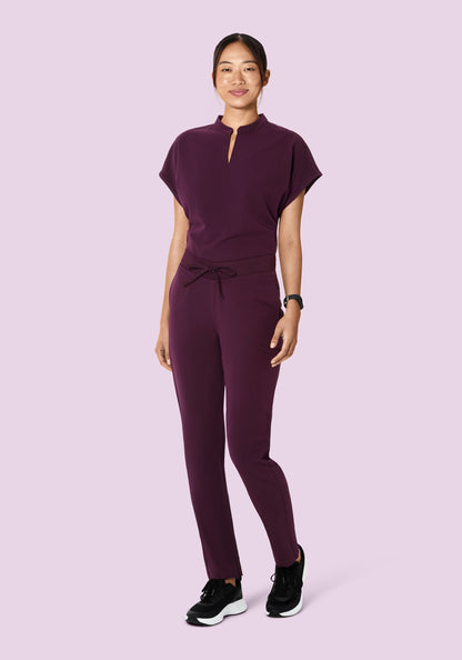 Mandarin Dolman Top Açaí