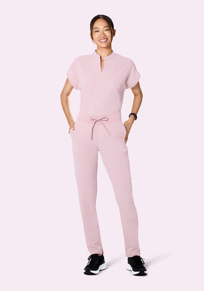 6 Pocket Slim Pants Blush Blossom