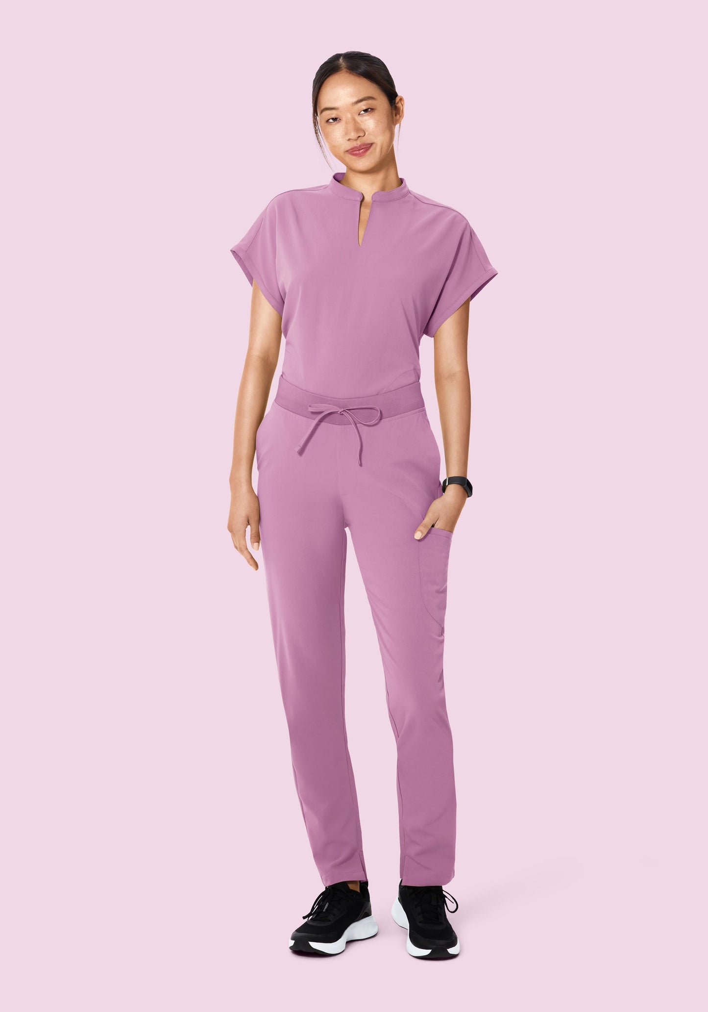 High Waisted Cargos Lilac
