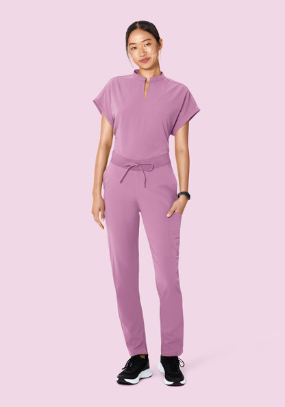 High Waisted Cargos Lilac