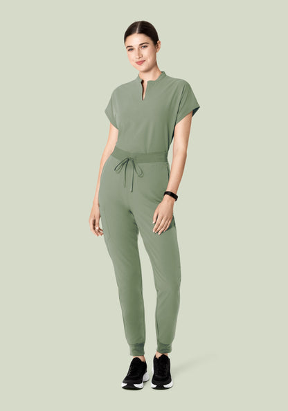 Mandarin Dolman Top Cool Sage