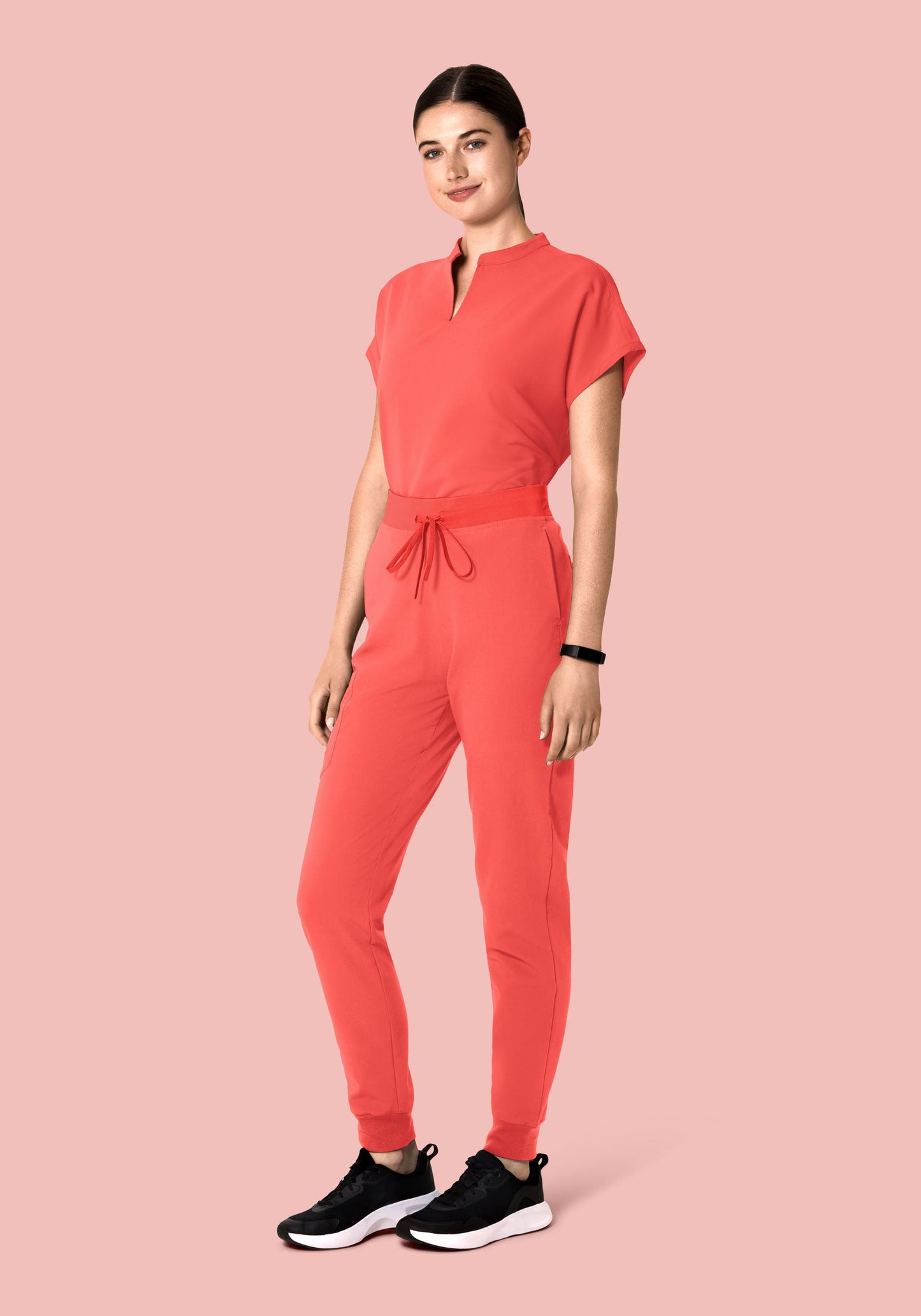 Mandarin Dolman Top Sunkissed Coral