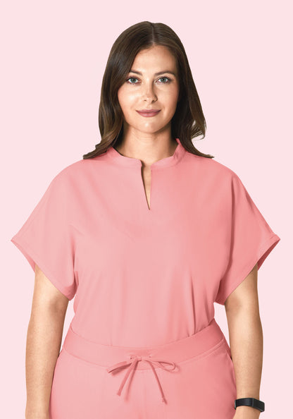 Mandarin Dolman Top Sorbet