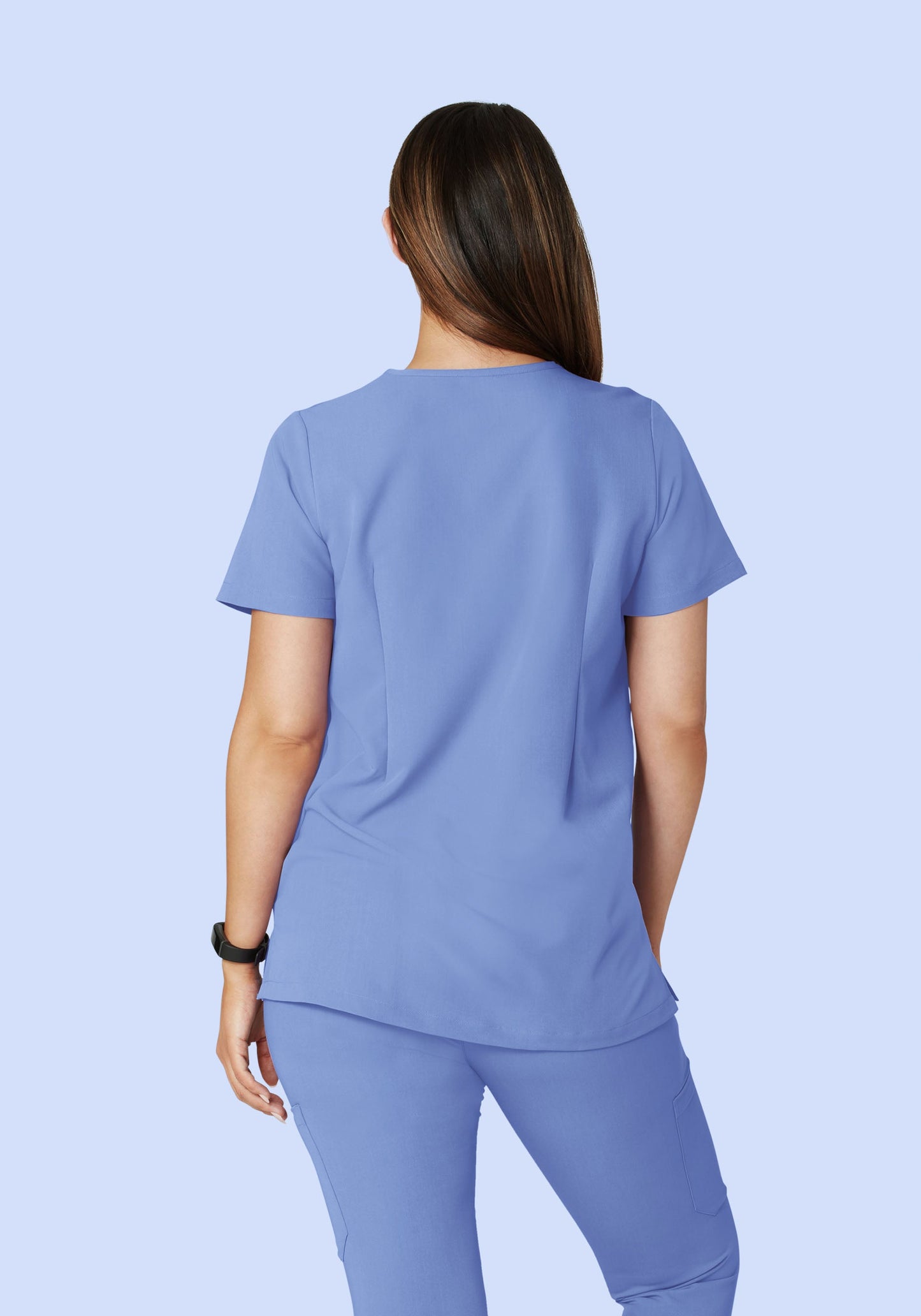 Maternity One Pocket Top Coastline Blue