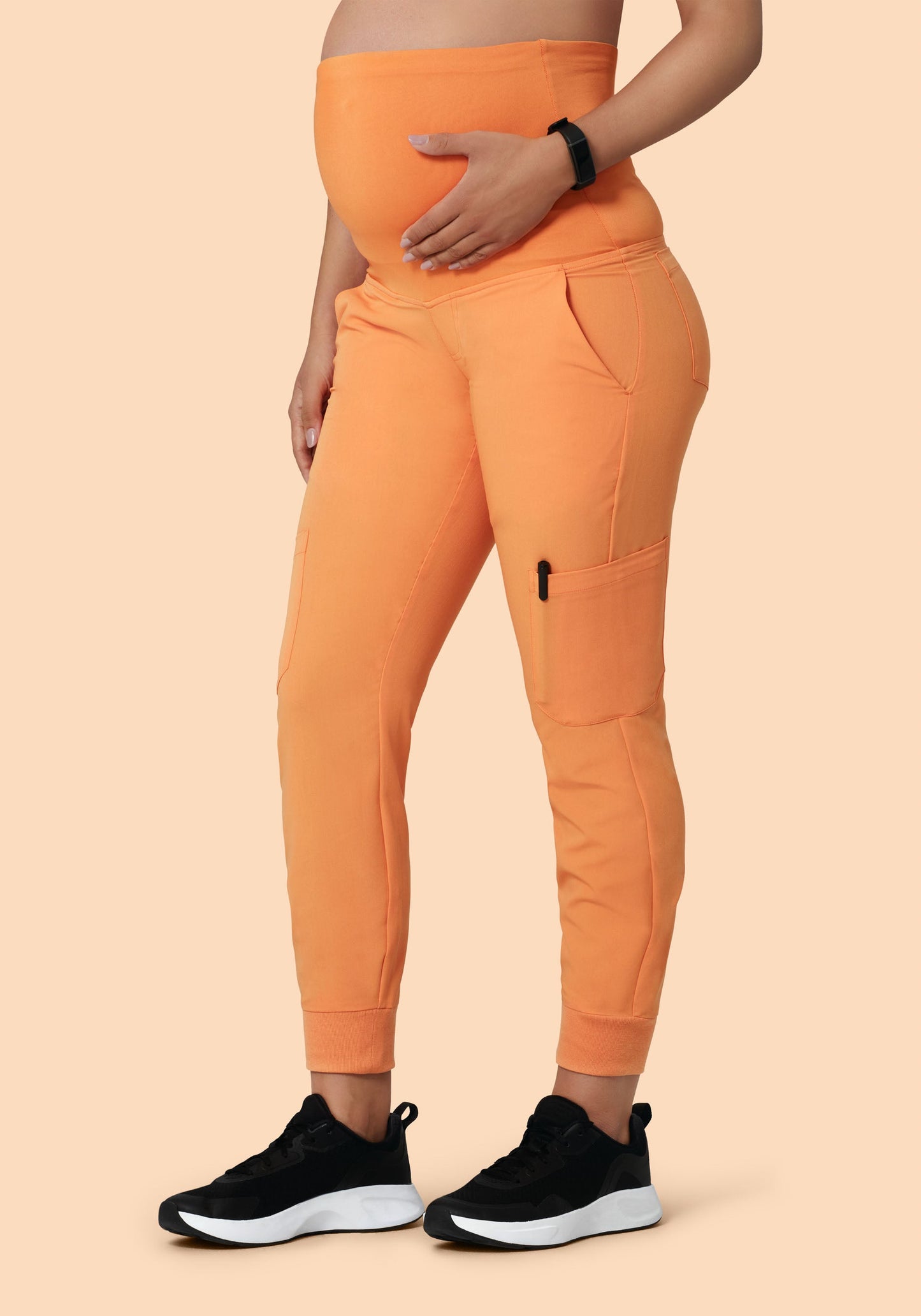 Maternity Joggers Cantaloupe