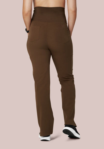 Maternity Cargos Chocolate Brown