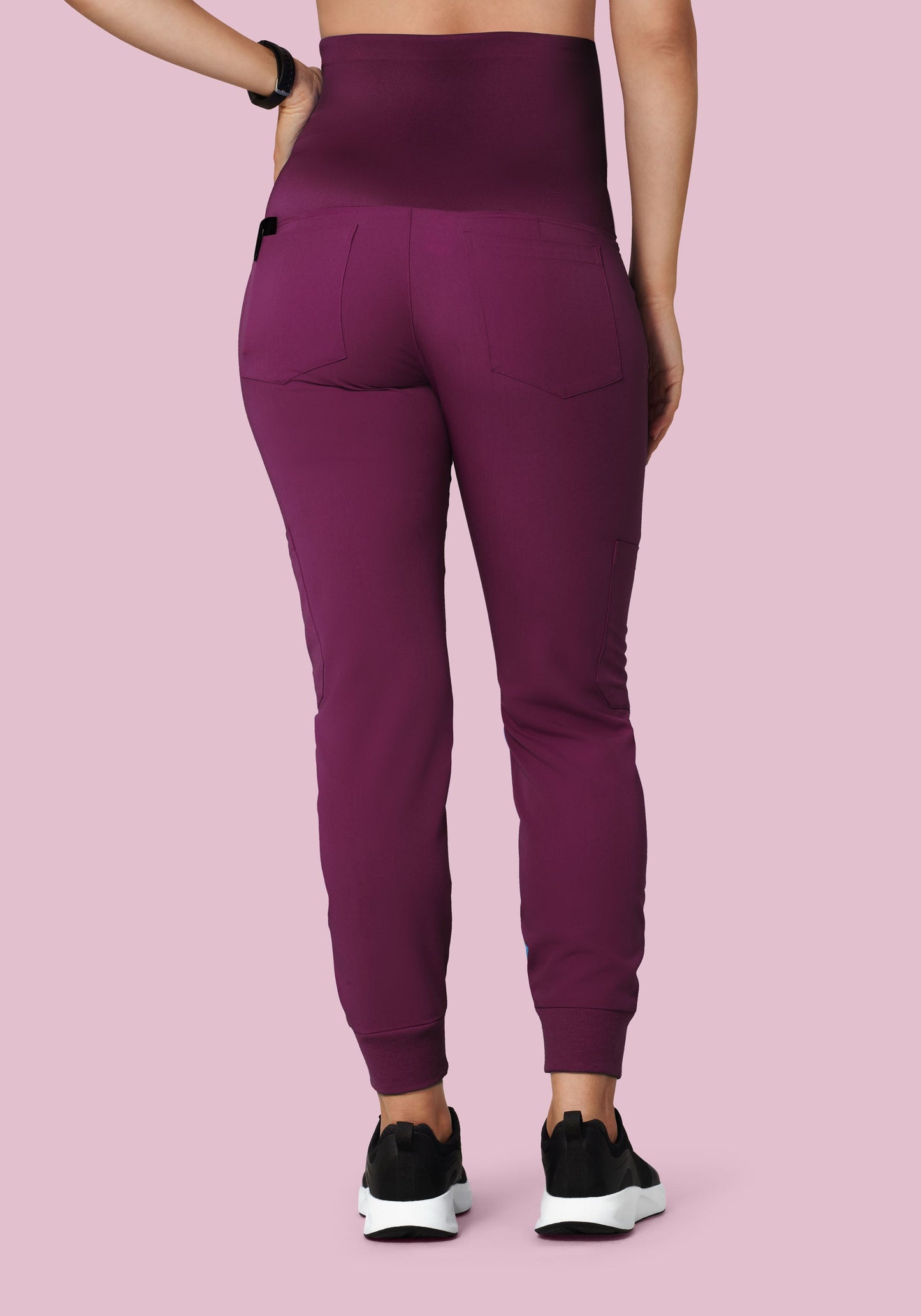 Maternity Joggers Plum