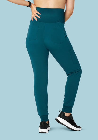 Maternity Joggers Caribbean Blue