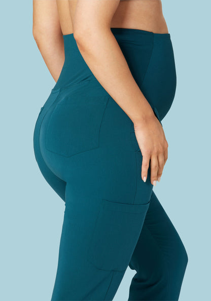 Maternity Joggers Caribbean Blue