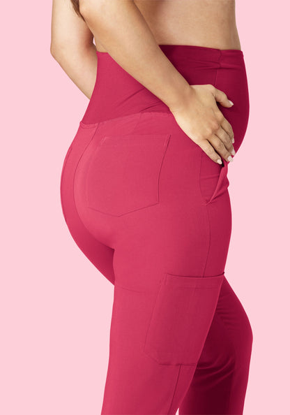Maternity Joggers Deep Magenta