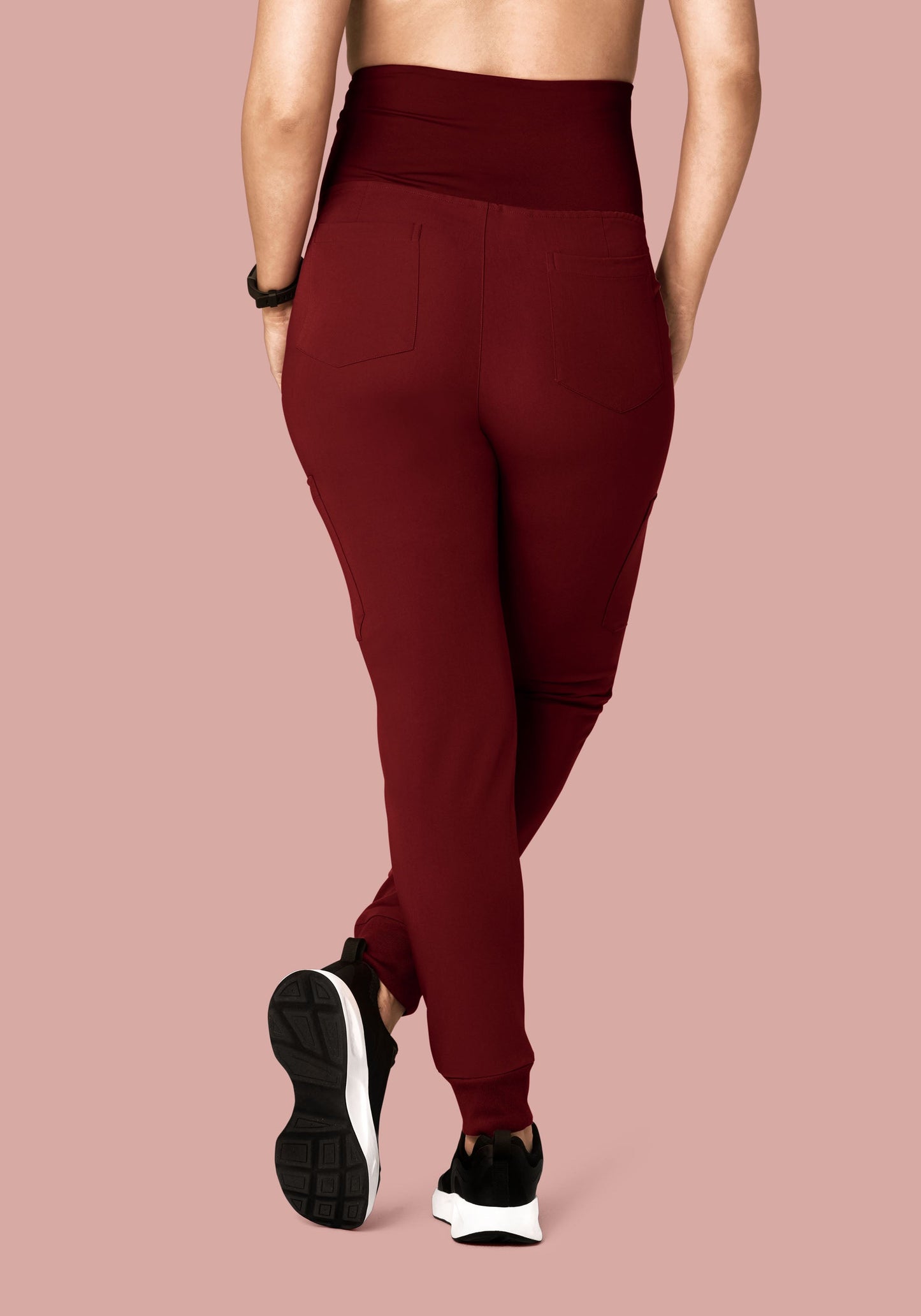 Maternity Joggers Fired Brick