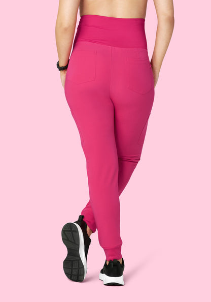 Maternity Joggers Hot Pink