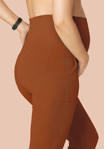 Maternity Joggers Roasted Pecan