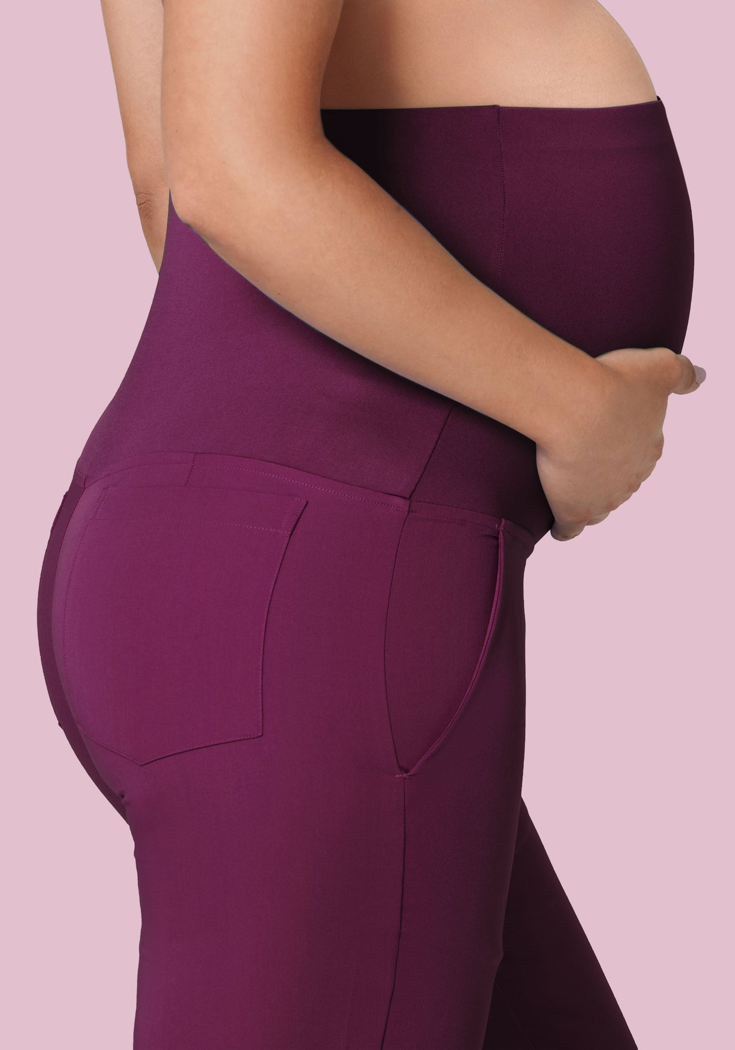 Maternity Joggers Plum