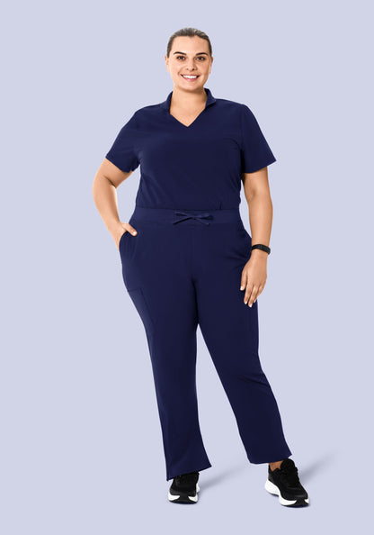 High Waisted Cargos Navy