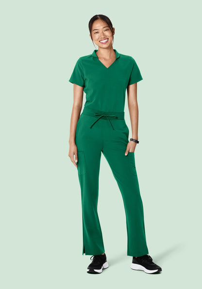 High Waisted Cargos Envy Green