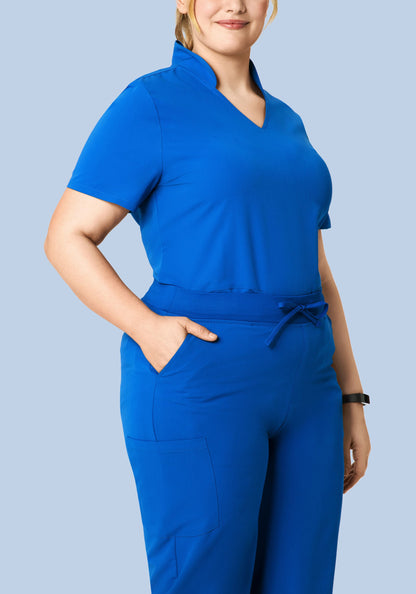 High Waisted Wide Leg Royal Blue