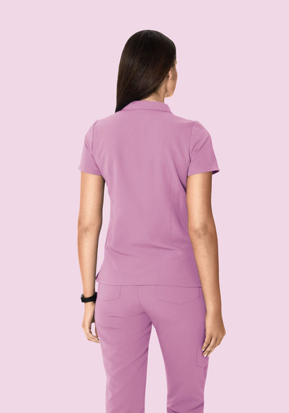 Multi Wear Collar Top Lilac