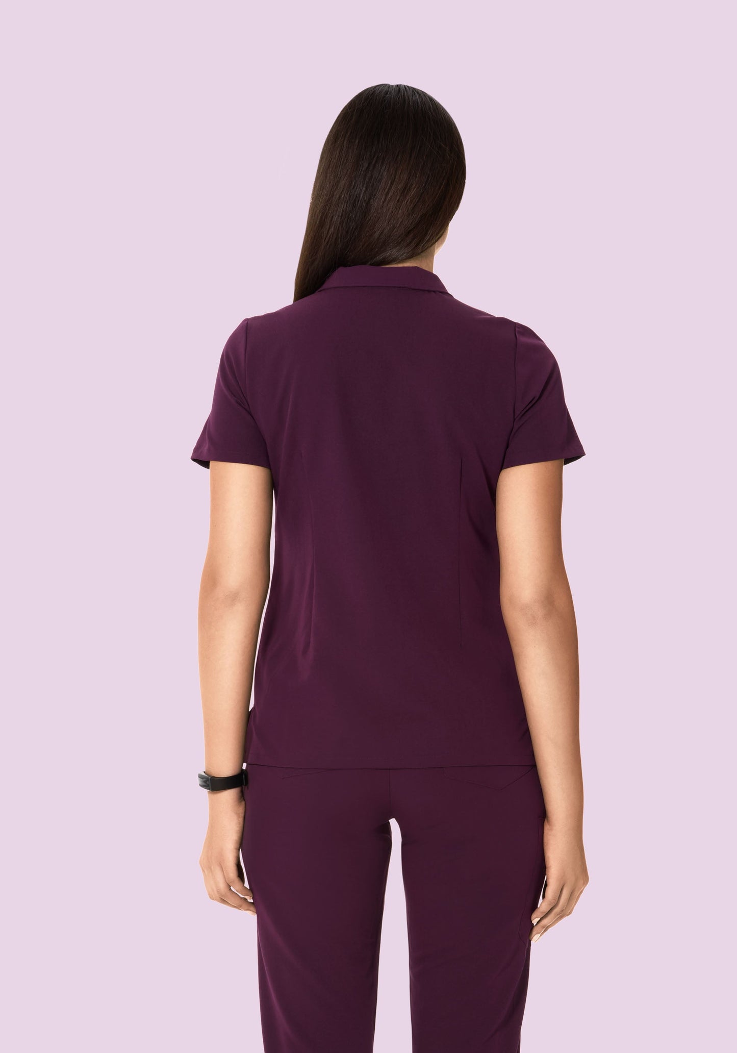 Multi Wear Collar Top Açaí